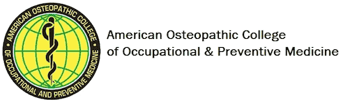 The American Osteopathic College of Occupational and Preventive Medicine (AOCOPM) logo