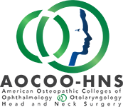 American Osteopathic Colleges of Ophthalmology and Otolaryngology – Head and Neck Surgery (AOCOO-HNS) logo