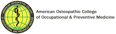 The American Osteopathic College of Occupational and Preventive Medicine (AOCOPM) logo